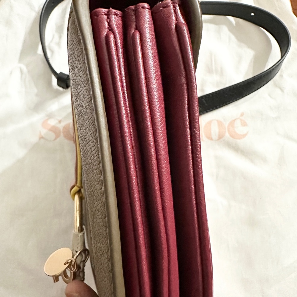 SEE BY CHLOE HANA BAG (NOT MINI) COCONUT BROWN (rare) - Picture 6 of 16